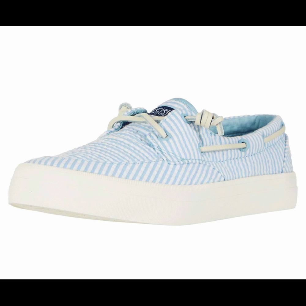 Sperry Seersucker Crest Vibe Boat Shoes